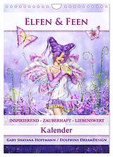 Kalender Elfen &amp; Feen - Kalender (Wandkalender 2024 DIN A4 hoch), CALVENDO Monatskalender von Gaby Shayana Hoffmann