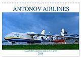 Kalender Antonov Airlines, Transportflugzeuge der Superlative (Wandkalender 2024 DIN A3 quer), CALVENDO Monatskalender von Wolfgang Simlinger