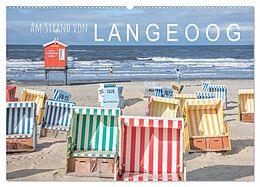 Kalender Am Strand von Langeoog (Wandkalender 2024 DIN A2 quer), CALVENDO Monatskalender von Dietmar Scherf