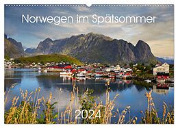 Kalender Norwegen im Spätsommer (Wandkalender 2024 DIN A2 quer), CALVENDO Monatskalender von Johannes Heilmann