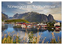 Kalender Norwegen im Spätsommer (Wandkalender 2024 DIN A3 quer), CALVENDO Monatskalender von Johannes Heilmann