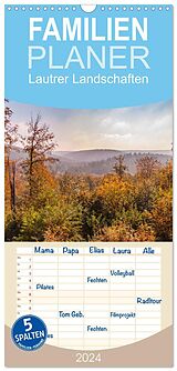 Kalender Familienplaner 2024 - Lautrer Landschaften mit 5 Spalten (Wandkalender, 21 x 45 cm) CALVENDO von Patricia Flatow