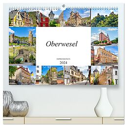 Kalender Oberwesel Impressionen (hochwertiger Premium Wandkalender 2024 DIN A2 quer), Kunstdruck in Hochglanz von Dirk Meutzner