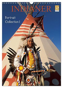 Kalender Indianer, Portrait Collection 1 (Wandkalender 2024 DIN A3 hoch), CALVENDO Monatskalender von Christian Heeb