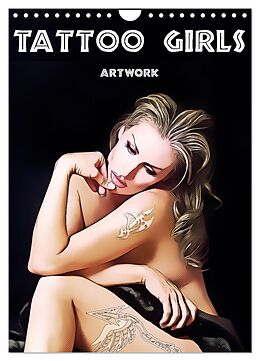 Kalender Tattoo Girls - Artwork (Wandkalender 2024 DIN A4 hoch), CALVENDO Monatskalender von Liselotte Brunner-Klaus