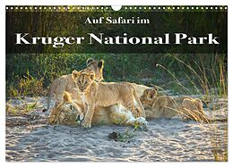 Kalender Auf Safari im Kruger National Park (Wandkalender 2024 DIN A3 quer), CALVENDO Monatskalender von Stephan Henting