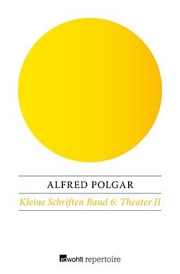 E-Book (epub) Theater II von Alfred Polgar