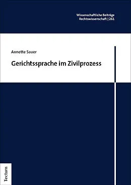 E-Book (pdf) Gerichtssprache im Zivilprozess von Annette Sauer