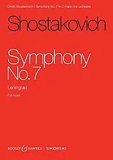 Dimitri Schostakowitsch Notenblätter Symphony in c major no.7 op. 60 Leningrad