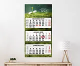 Gefaltet 3-Monatsplaner von