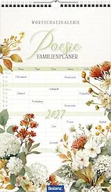 Spiralbindung Poesie 2027 Familienplaner von Bolanz Verlag
