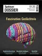 Kartonierter Einband Spektrum Dossier 1/2026 Faszination Gedächtnis von Spektrum der Wissenschaft