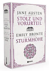 Fester Einband Stolz und Vorurteil  Sturmhöhe von Jane Austen, Emily Brontë