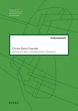 Kartonierter Einband Lehrbuch der indonesischen Sprache von Christa Saloh-Foerster