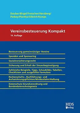 E-Book (pdf) Vereinsbesteuerung Kompakt von Harald Dauber, Karl Birgel, Anja Herzberg