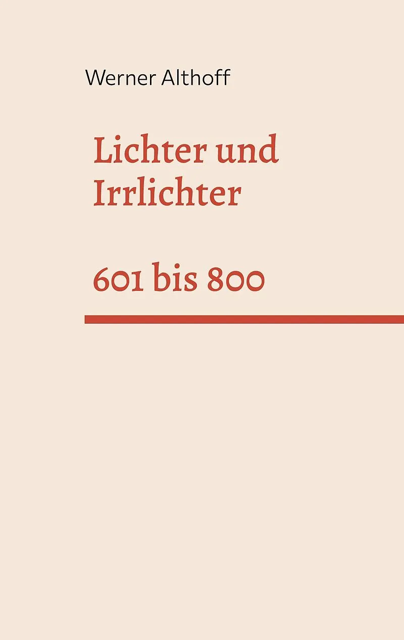 Lichter und Irrlichter