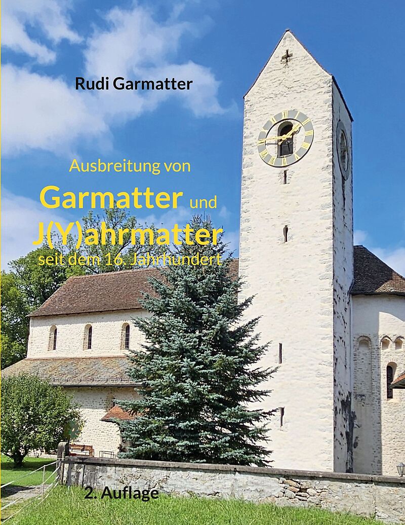 Ausbreitung von Garmatter und J(Y)ahrmatter seit dem 16. Jahrhundert