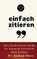 E-Book (epub) einfach zitieren von Andrea Klein