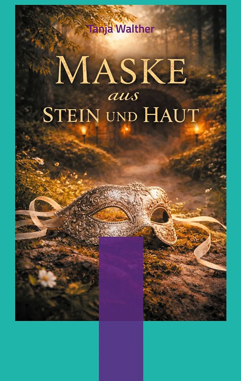Maske aus Stein und Haut