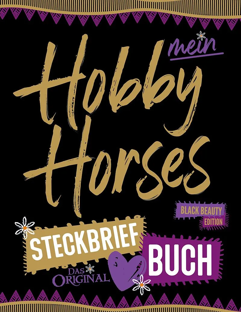 Hobby Horse Steckbrief Buch - Das Original - Black Beauty Edition