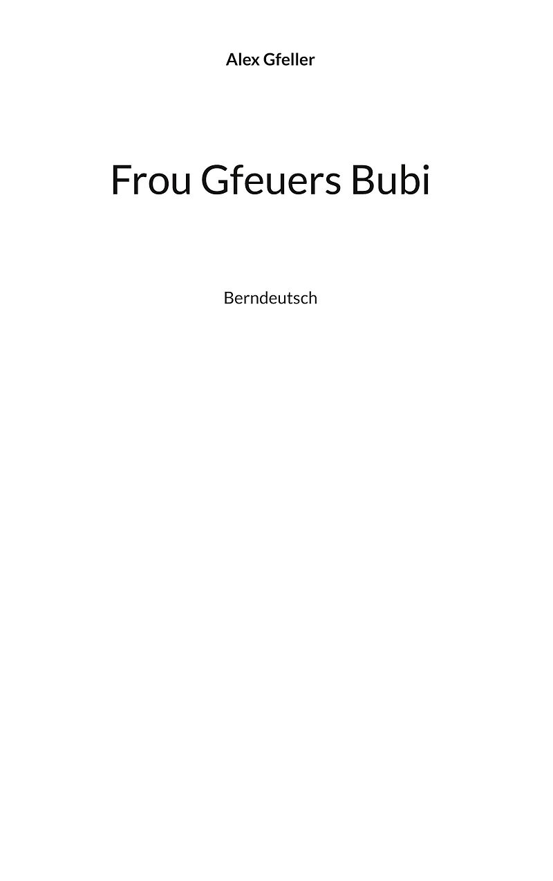 Frou Gfeuers Bubi