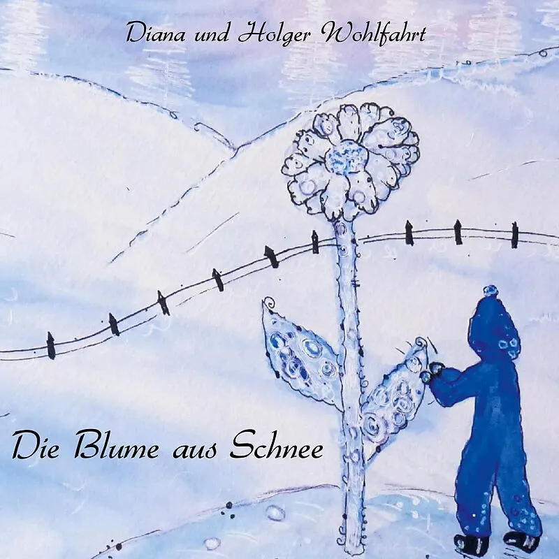 Die Blume aus Schnee