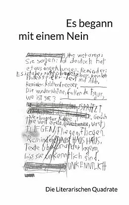 E-Book (epub) Es begann mit einem Nein von Die Literarischen Quadrate, Nadine Amal, Regine Beeg Hauri