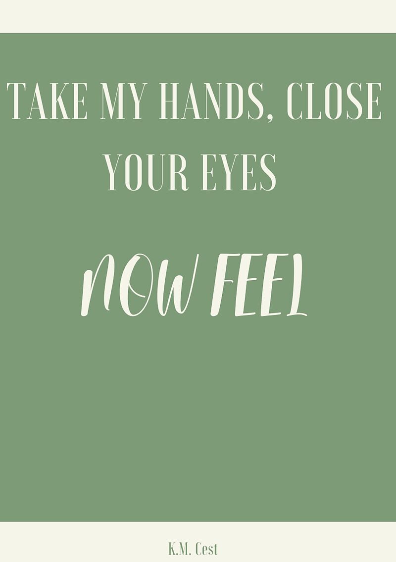 Take My Hands, Close Your Eyes - Now Feel