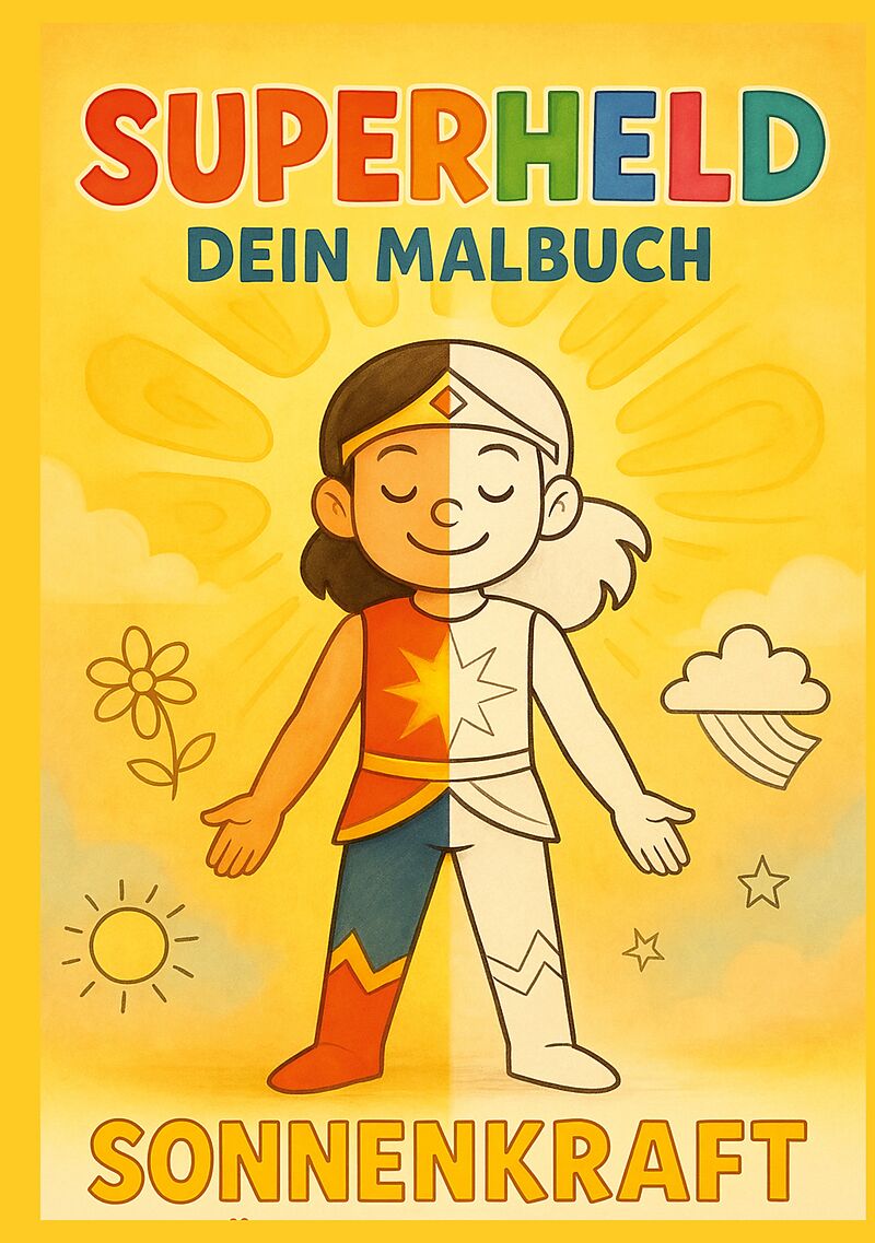 Superheld - Dein Malbuch