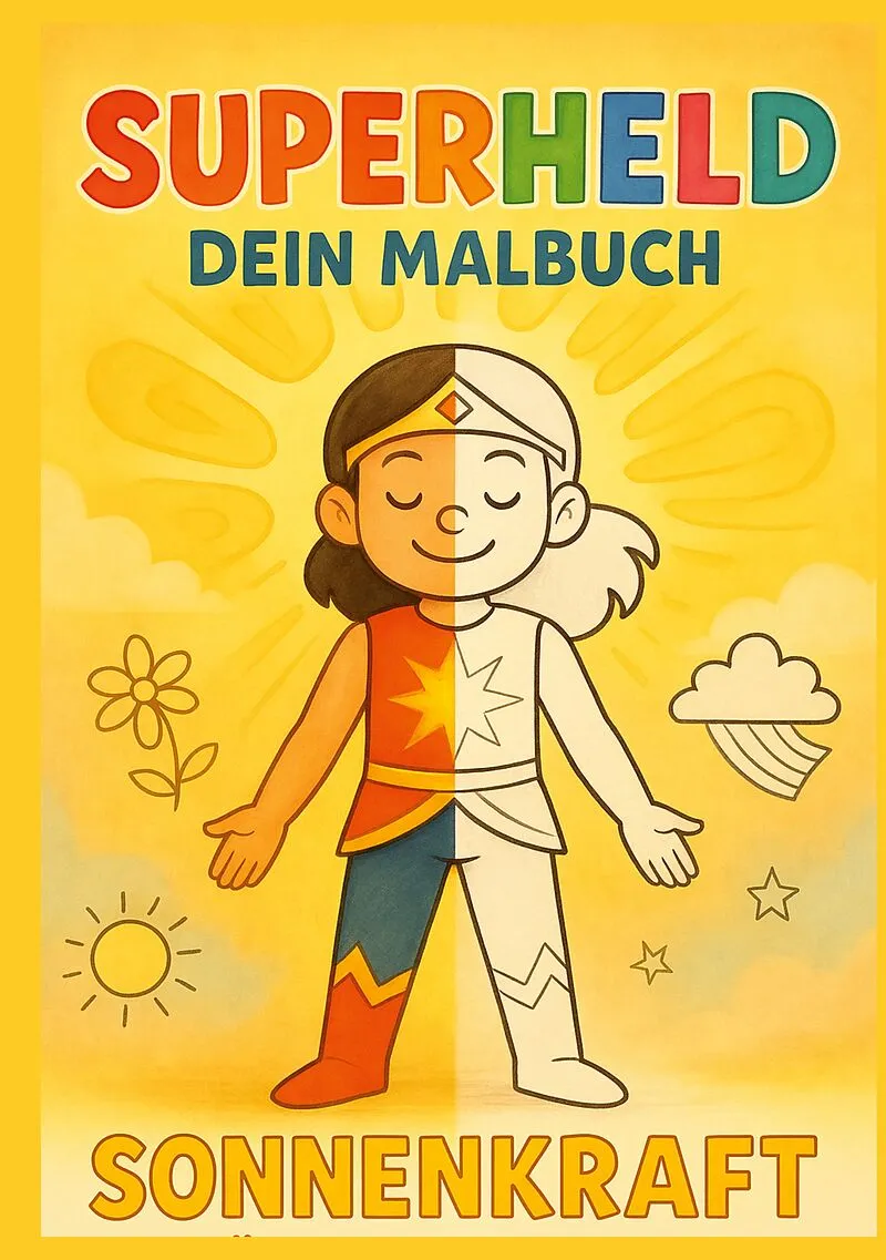 Superheld - Dein Malbuch