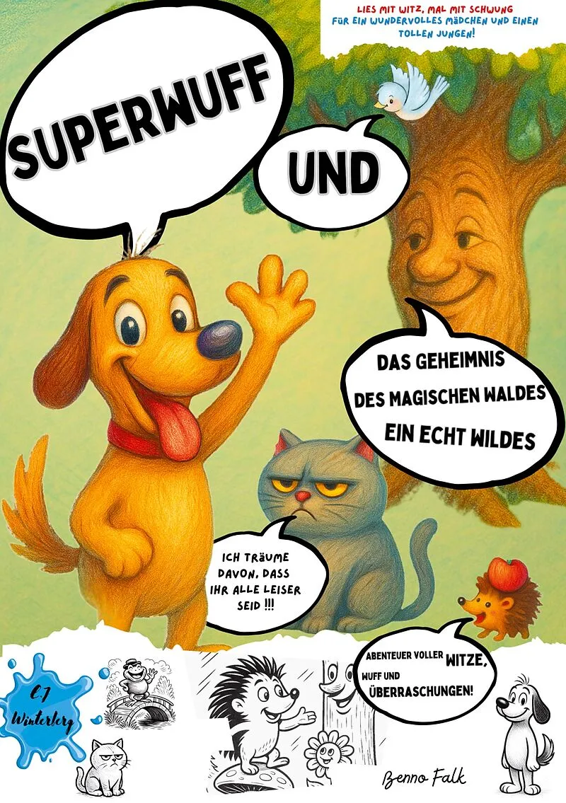 Superwuff und das Geheimnis des Magischen Waldes Ein echt wildes Abenteuer voller Witze, Wuff und Überraschungen!