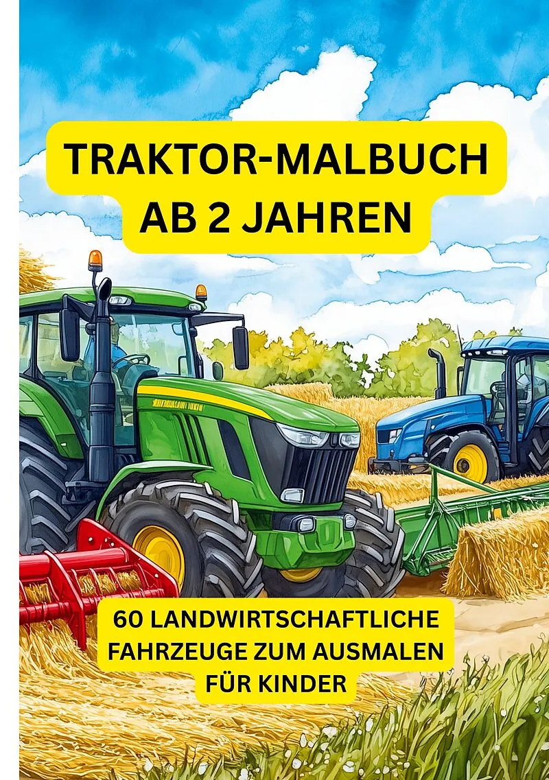 Traktor-Malbuch ab 2 Jahren