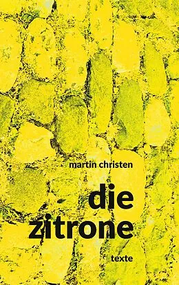 E-Book (epub) die zitrone von Martin Christen