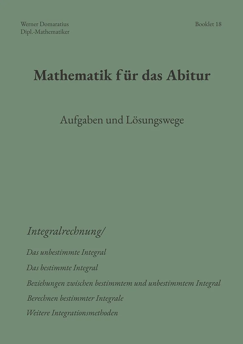 Mathematik für das Abitur