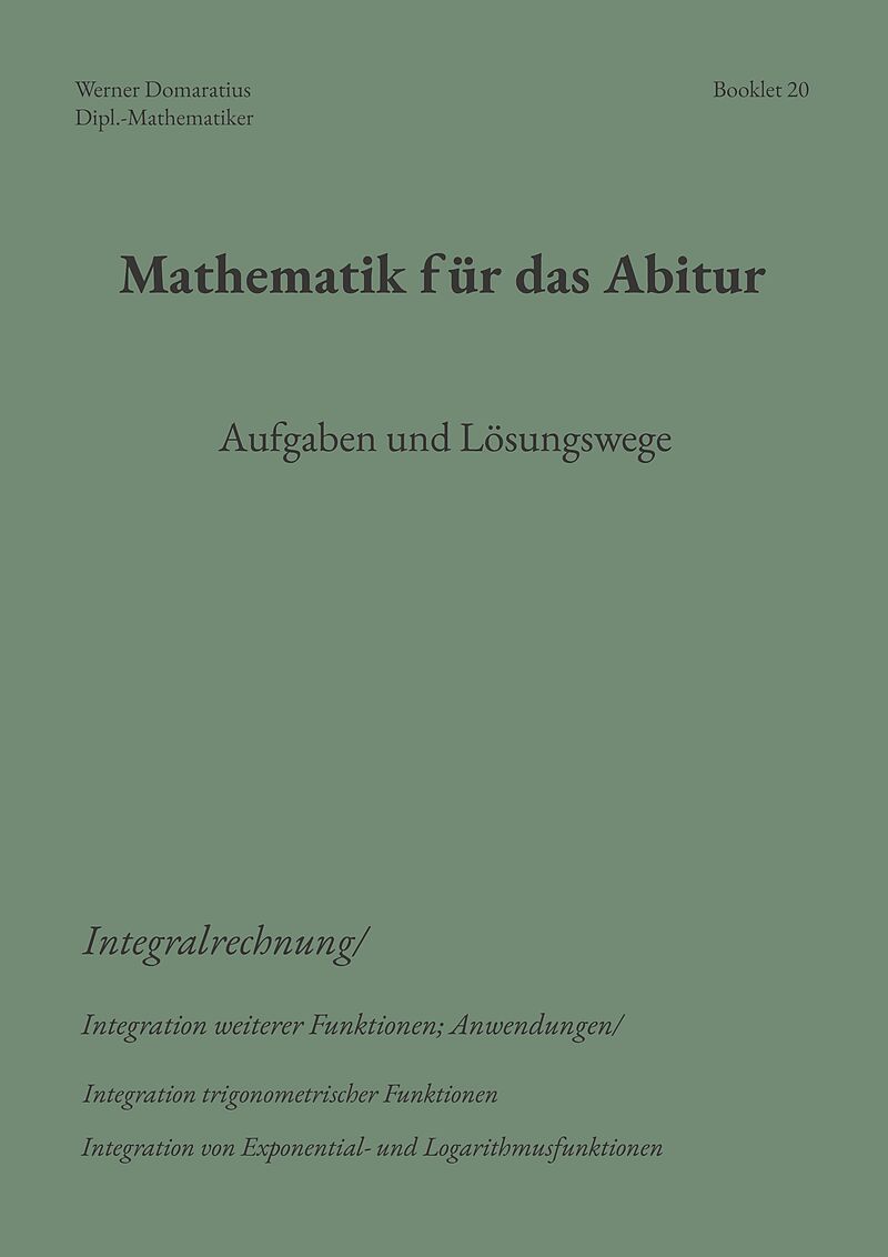 Mathematik für das Abitur