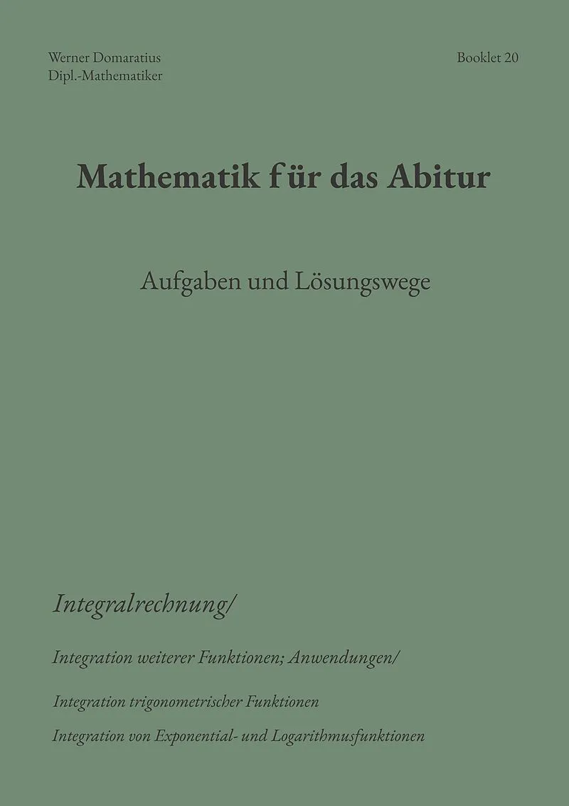 Mathematik für das Abitur