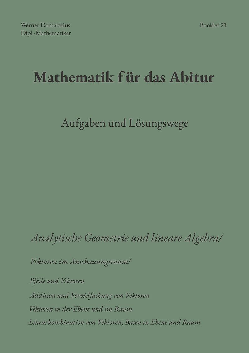 Mathematik für das Abitur