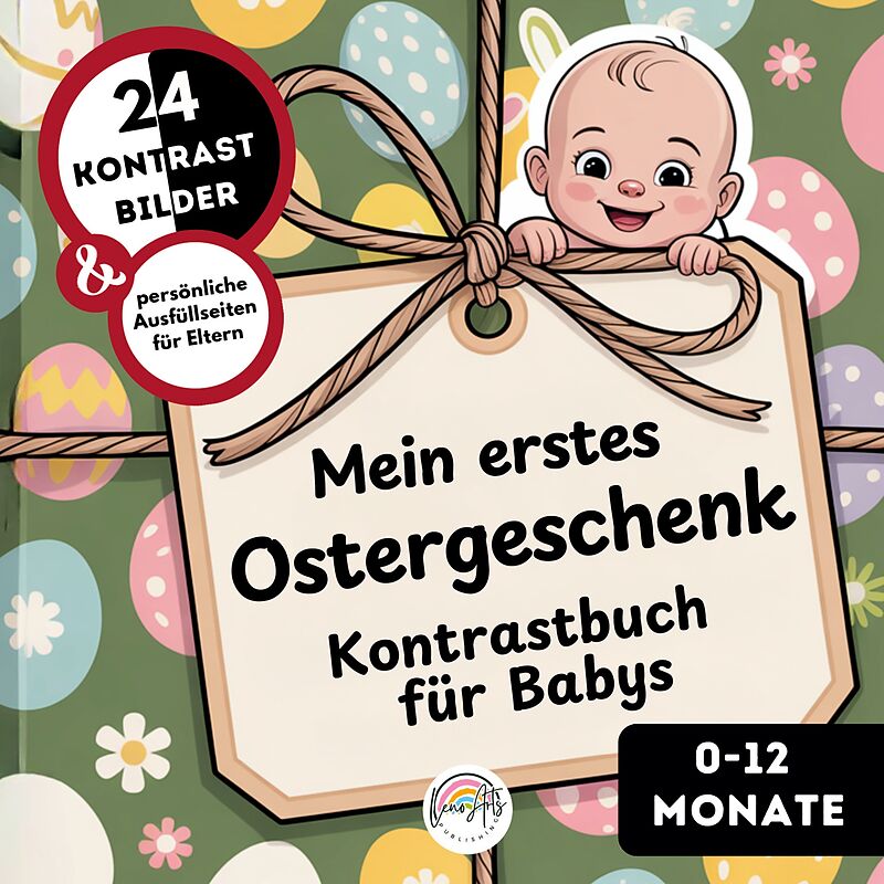 Kontrastbuch für Babys: Mein erstes Ostergeschenk