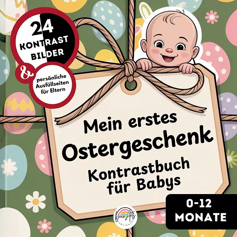 Kontrastbuch für Babys: Mein erstes Ostergeschenk