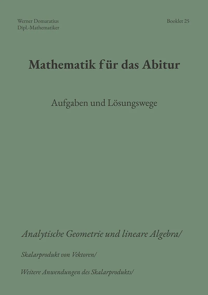 Mathematik für das Abitur