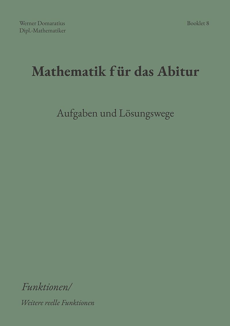 Mathematik für das Abitur