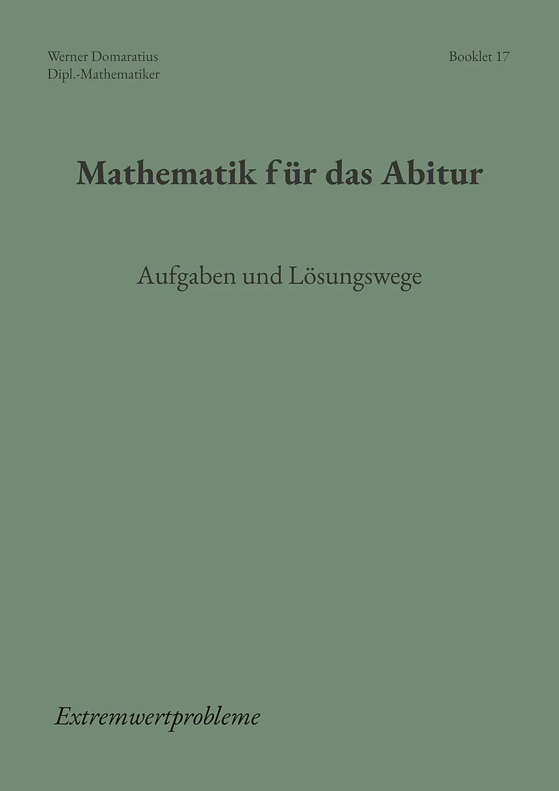 Mathematik für das Abitur