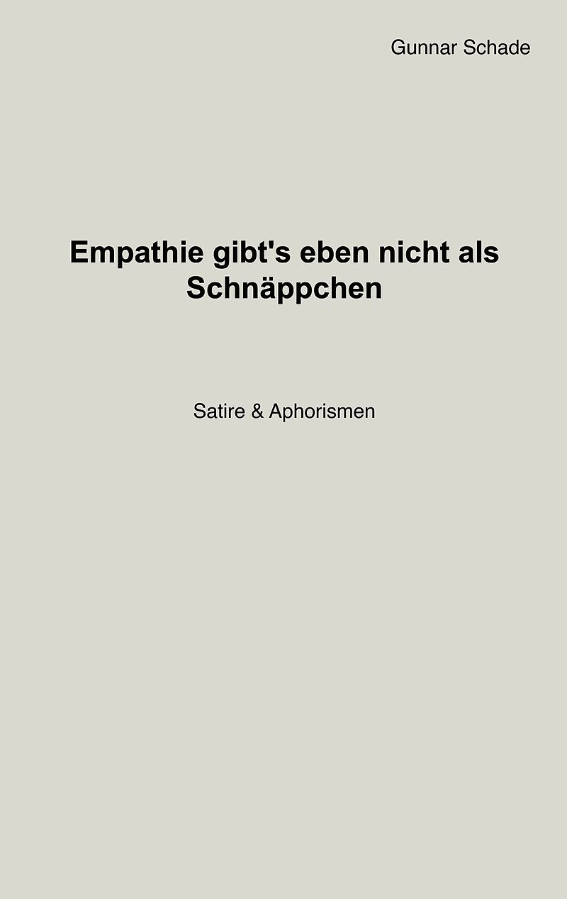Empathie gibt´s eben nicht als Schnäppchen