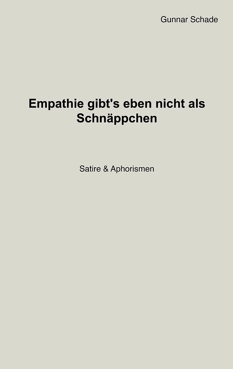 Empathie gibt´s eben nicht als Schnäppchen