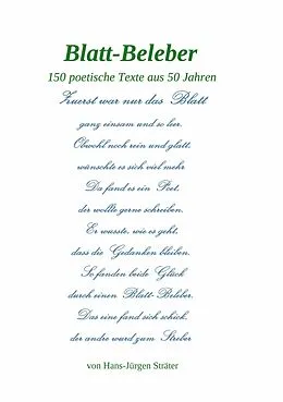E-Book (epub) Blatt-Beleber von Hans-Jürgen Sträter
