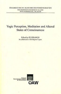 eBook (pdf) Yogic Perception, Meditation and Alterd States of Consciousness de 