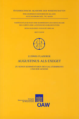 eBook (pdf) Augustinus als Exeget de Ludwig Fladerer