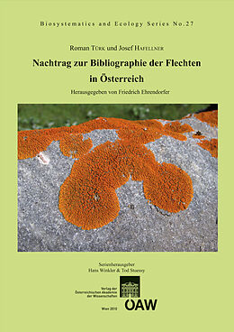 E-Book (pdf) Nachtrag zur Bibliographie der Flechten in Österreich von Roman Türk, Josef Hafellner