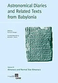 E-Book (pdf) Astronomical Diaries and Related Texts from Babylonia von Hermann Hunger