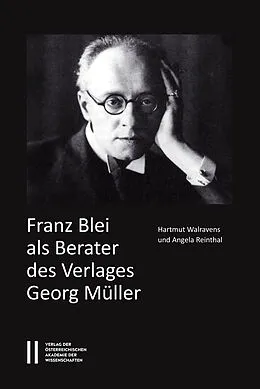 E-Book (pdf) Franz Blei als Berater des Verlages Georg Müller von Hartmut Walravens, Angela Reinthal